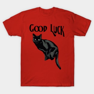 Good luck Black Cat T-Shirt